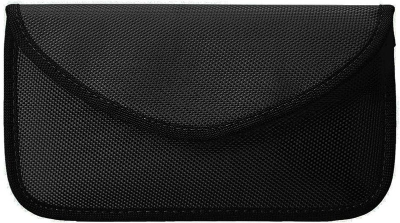 woobles Signal Blocking Bag for Cell Phone and Car Key Fob Double Layer Anti-Theft Anti-Tracking GPS RFID Signal Blocker Pouch(Black) - Image 1